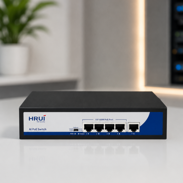 Hrui Poe switch 4 port