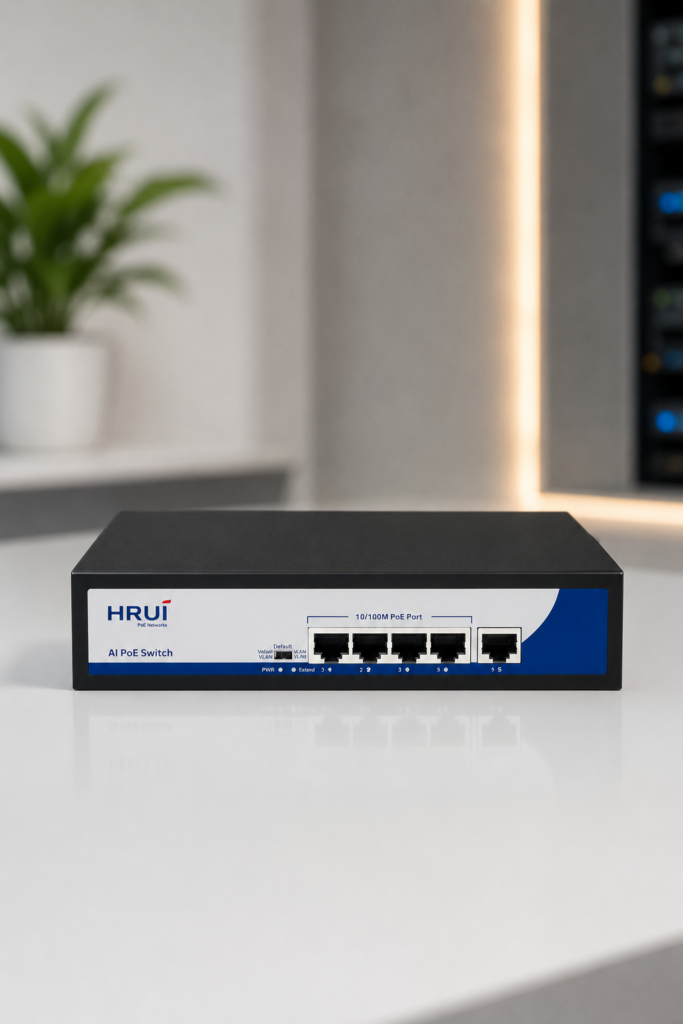 Hrui Poe switch 4 port