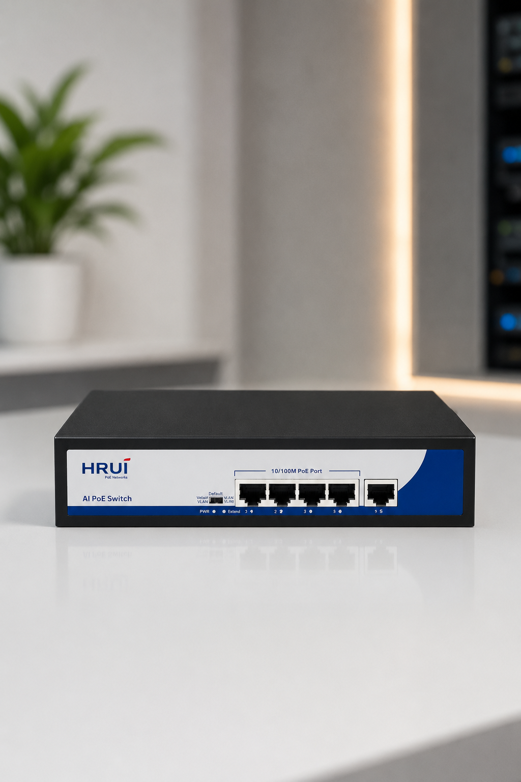 Hrui Poe switch 4 port Hrui Poe switch 4 port